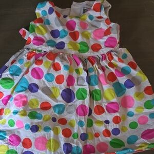 Colorful Polka Dot Kids Dress